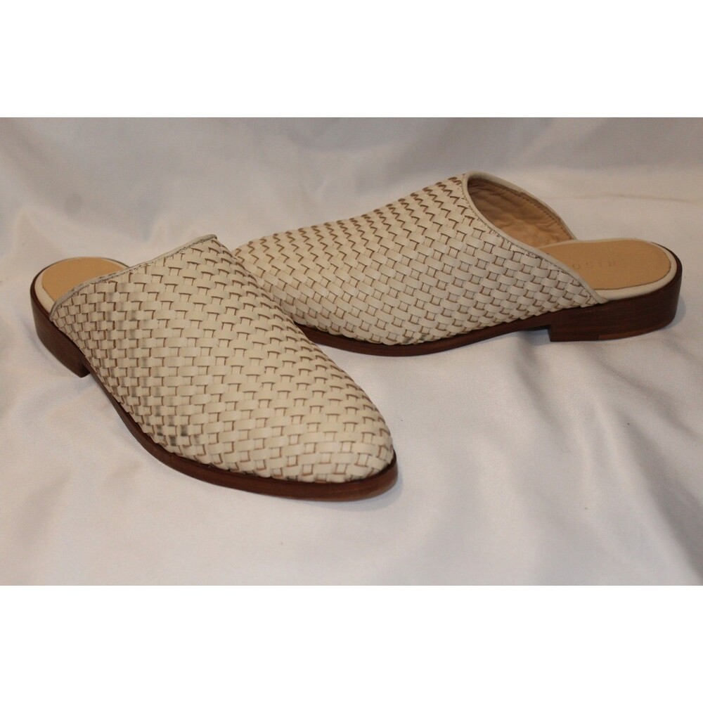 NISOLO WOMEN'S‎ ALL DAY WOVEN MULE BONE SZ 6.5 NEW! $180